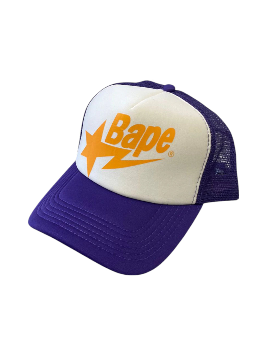 Bape Sta Mesh Cap Trucker Purple