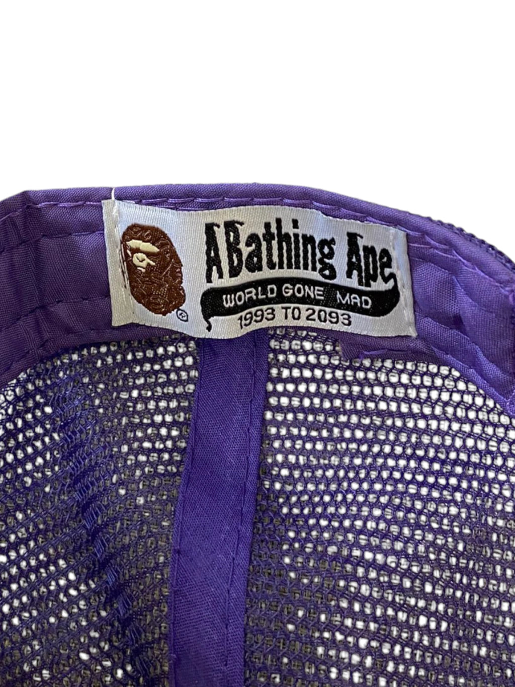 Bape Sta Mesh Cap Trucker Purple
